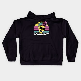 Summer Skull Kids Hoodie